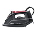 Bosch Steam Iron with 2400W Power and 300ML Water Tank Capacity in Black and Red