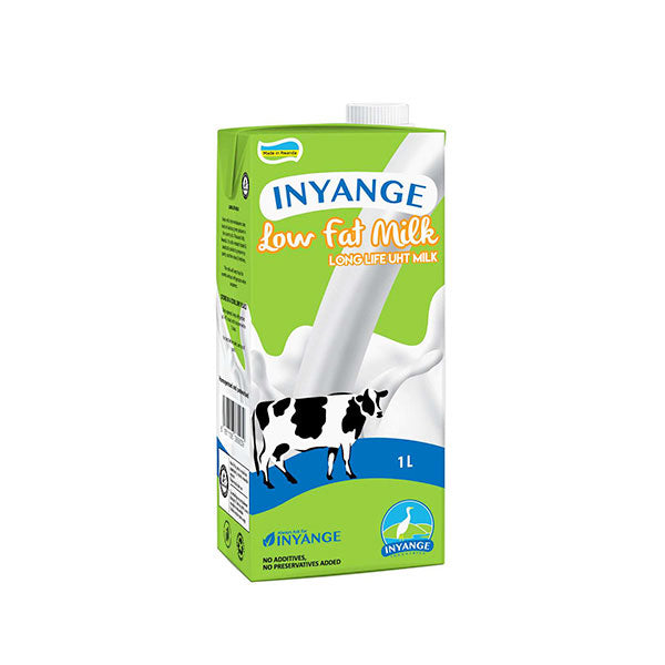 Inyange Long Life Milk 12 x 1L *Choose Whole or Low Fat*